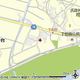 京都府綾部市位田町（中ノ丁）周辺の地図