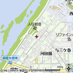 愛知県一宮市起堤町33周辺の地図