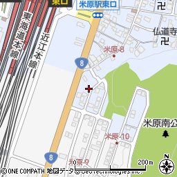 滋賀県米原市米原1193周辺の地図