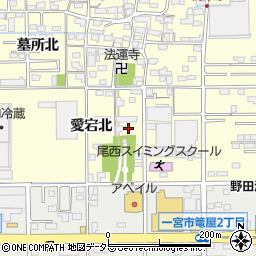 愛知県一宮市開明愛宕北92周辺の地図
