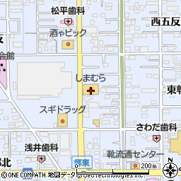 ファッションセンターしまむら尾西店周辺の地図