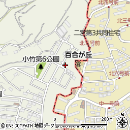 神奈川県小田原市小竹822-72周辺の地図