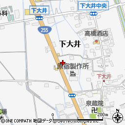 神奈川県小田原市下大井446周辺の地図