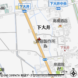 神奈川県小田原市下大井446周辺の地図