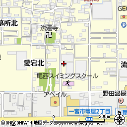 愛知県一宮市開明愛宕北100周辺の地図