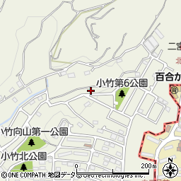 神奈川県小田原市小竹822-23周辺の地図