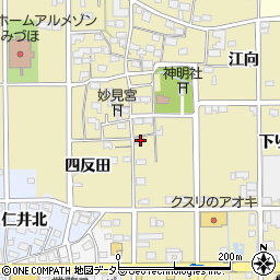 愛知県一宮市三条四反田65周辺の地図