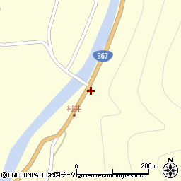 滋賀県高島市朽木村井95周辺の地図