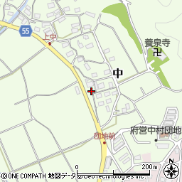 京都府福知山市中413周辺の地図