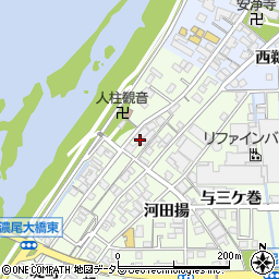 茶店湊屋周辺の地図