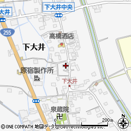 神奈川県小田原市下大井256周辺の地図