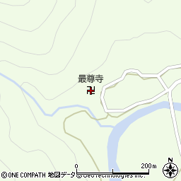 最尊寺周辺の地図