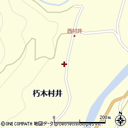 滋賀県高島市朽木村井145周辺の地図
