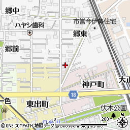 愛知県一宮市神戸町62-3周辺の地図