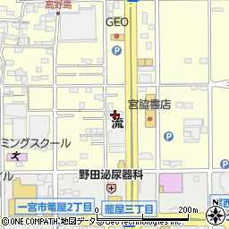 東京書店一宮店周辺の地図