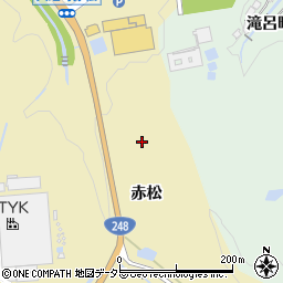 岐阜県多治見市大畑町（赤松）周辺の地図