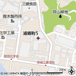 神奈川県横須賀市浦郷町5丁目周辺の地図