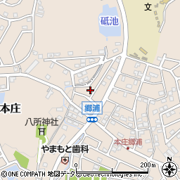 愛知県小牧市本庄2605-34周辺の地図