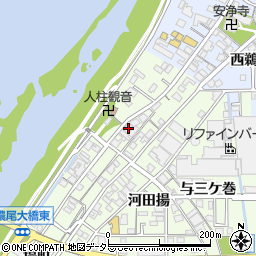 愛知県一宮市起堤町34周辺の地図