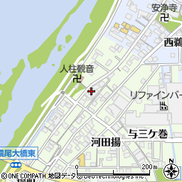 愛知県一宮市起堤町34周辺の地図