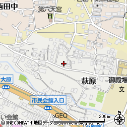 静岡県御殿場市萩原304-37周辺の地図