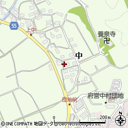 京都府福知山市中416周辺の地図
