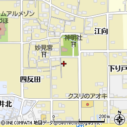 愛知県一宮市三条四反田69-1周辺の地図
