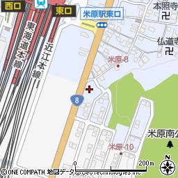 滋賀県米原市米原493周辺の地図