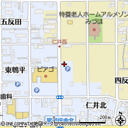 愛知県一宮市小信中島東鵯平85周辺の地図