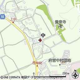 京都府福知山市中419周辺の地図