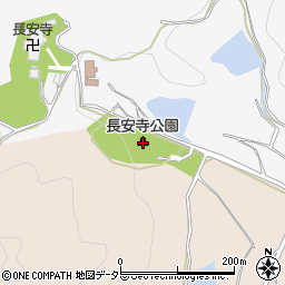 長安寺公園周辺の地図