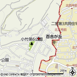 神奈川県小田原市小竹838周辺の地図