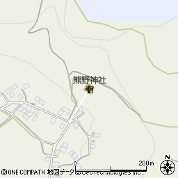 熊野神社周辺の地図