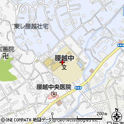 鎌倉市立腰越中学校周辺の地図