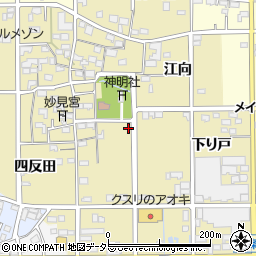 愛知県一宮市三条四反田73周辺の地図