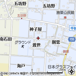 愛知県一宮市千秋町勝栗ミコヤ周辺の地図