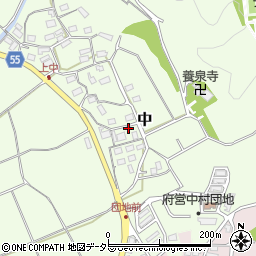 京都府福知山市中417周辺の地図