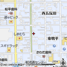愛知県一宮市小信中島東鵯平19周辺の地図