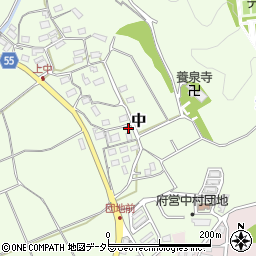 京都府福知山市中418周辺の地図