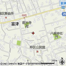 千葉県富津市富津周辺の地図