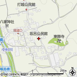 坂呂公民館周辺の地図
