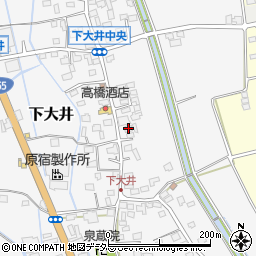 神奈川県小田原市下大井288周辺の地図