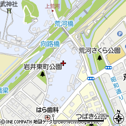 京都府福知山市上荒河周辺の地図