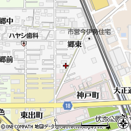 愛知県一宮市今伊勢町新神戸郷東26周辺の地図