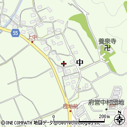 京都府福知山市中411周辺の地図