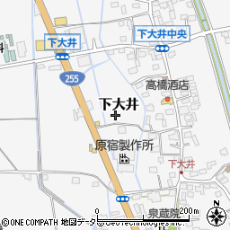 神奈川県小田原市下大井443周辺の地図