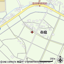 京都府綾部市栗町（上八田）周辺の地図