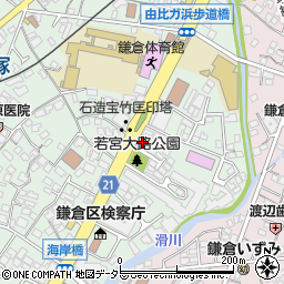 魚屋路 鎌倉由比ヶ浜店周辺の地図