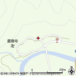 京都府南丹市美山町鶴ケ岡中尾周辺の地図
