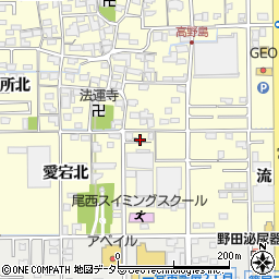 愛知県一宮市開明愛宕北97周辺の地図